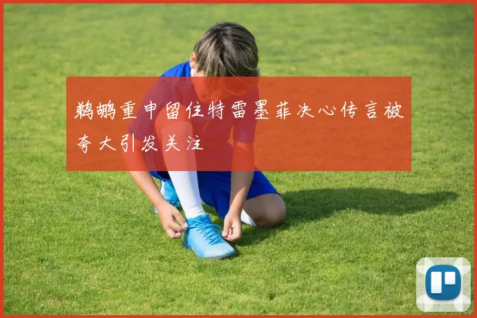 鹈鹕重申留住特雷墨菲决心传言被夸大引发关注